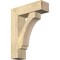 Ekena Millwork Imperial Block Rough Sawn Bracket w/ Offset Brace, Douglas Fir, 8"W x 26"D x 34"H BKT0806X26X34IMP05RDF - alternate 1